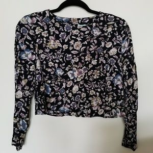 Kimchi Blue Floral Crop Top